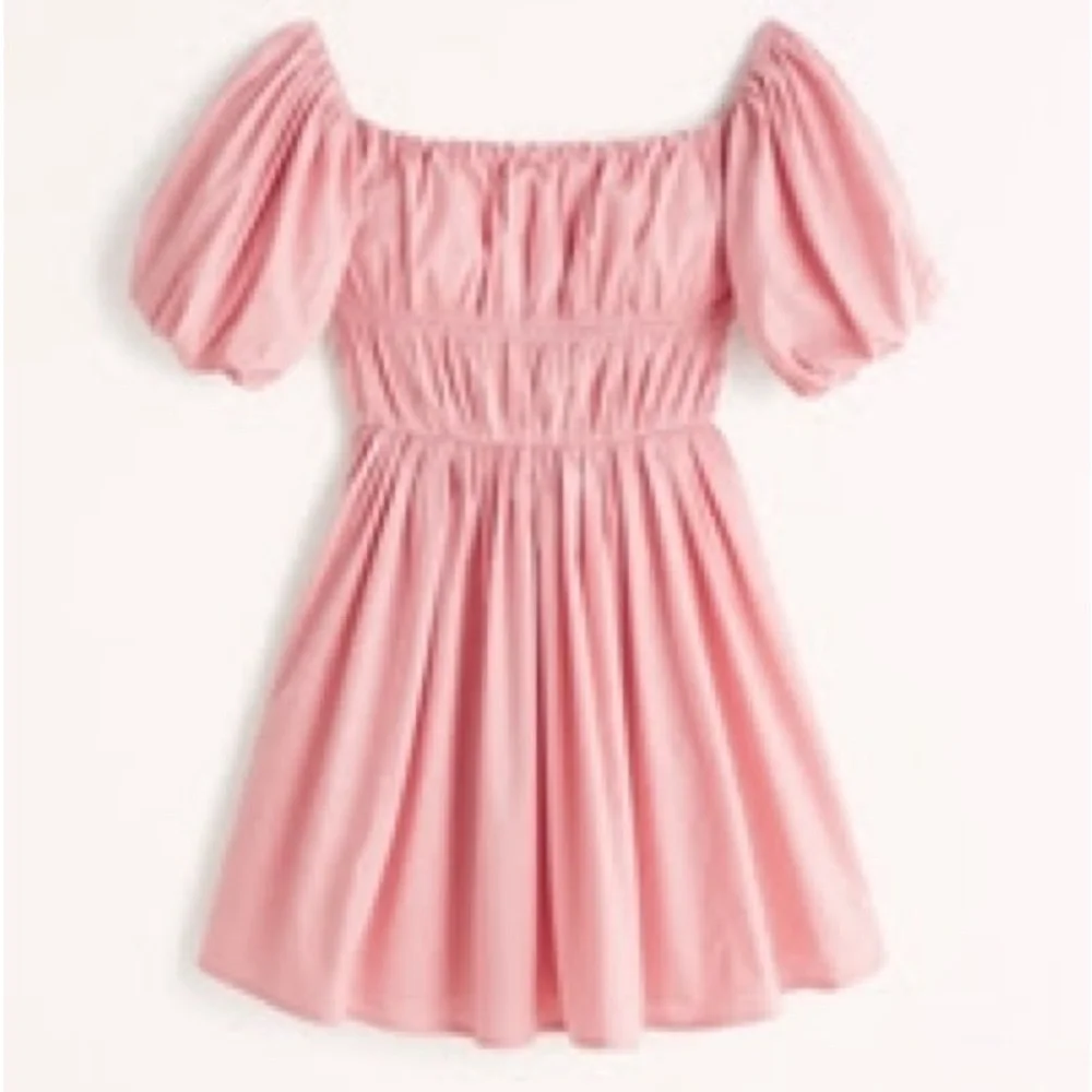 Pink Off-Shoulder Dress - Picture 2 of 5